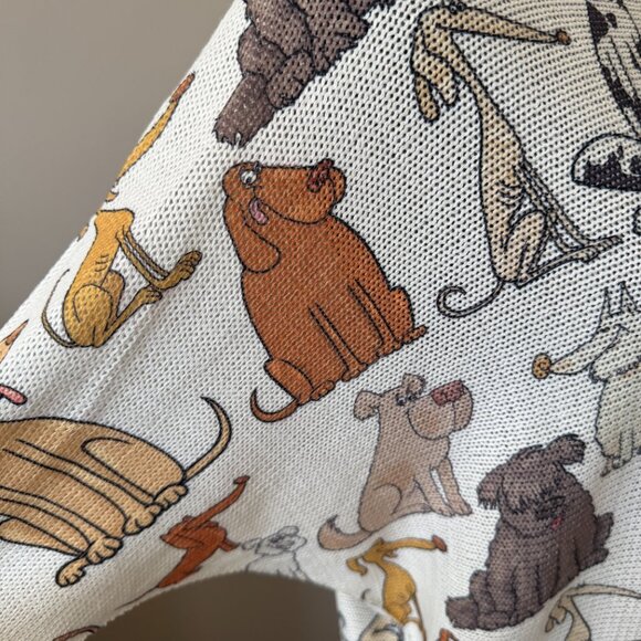 Made in Italy One Size Dog Lovers Dolman Sleeve Lightweight Sweater - Picture 3 of 9